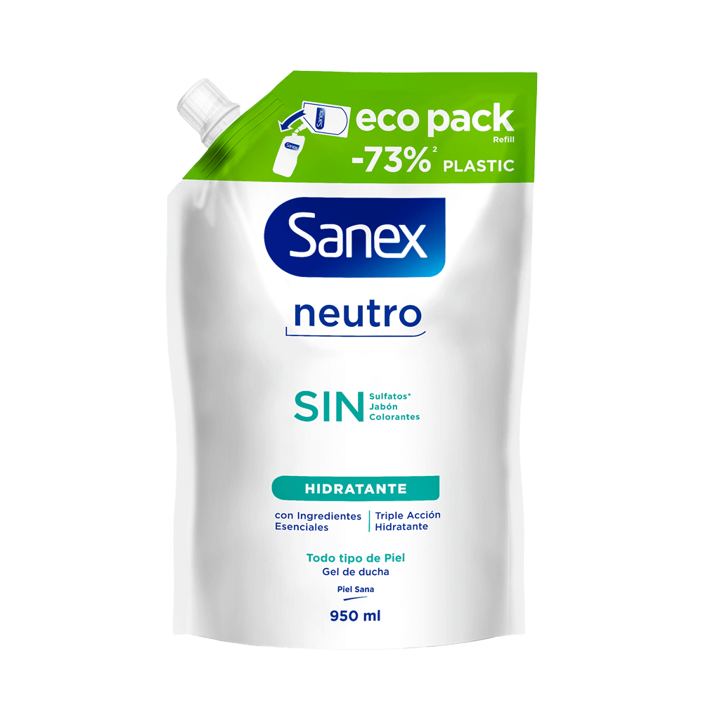 Eco Pack de gel de ducha Sanex Neutro SIN Hidratante