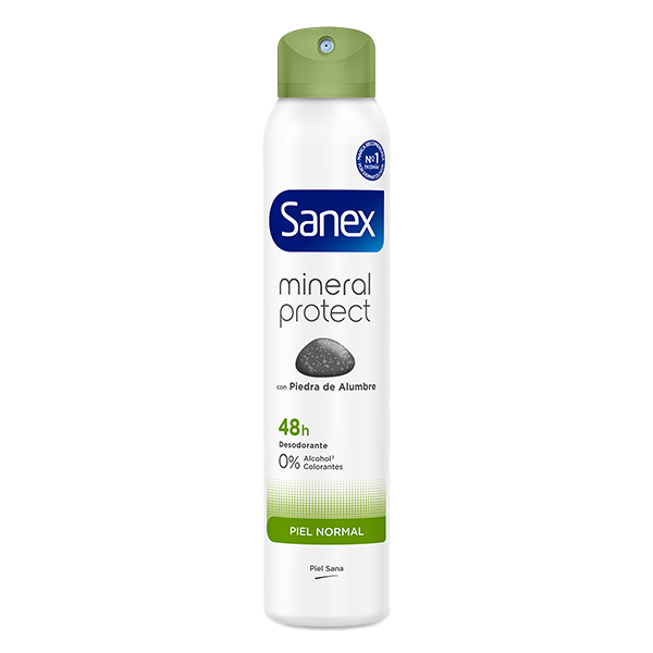 Sanex Spray Mineral Protect Piel Normal Sanex Spray Mineral Protect Piel Normal