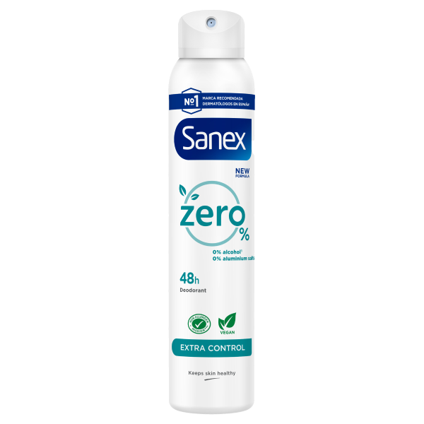 Desodorante para mujer Zero% Extra Control en spray