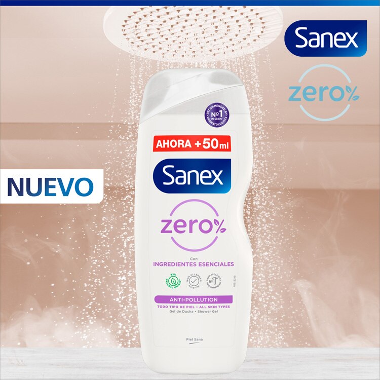 Gel de cara y cuerpo SANEX ZERO% antipolución (Piel grasa)