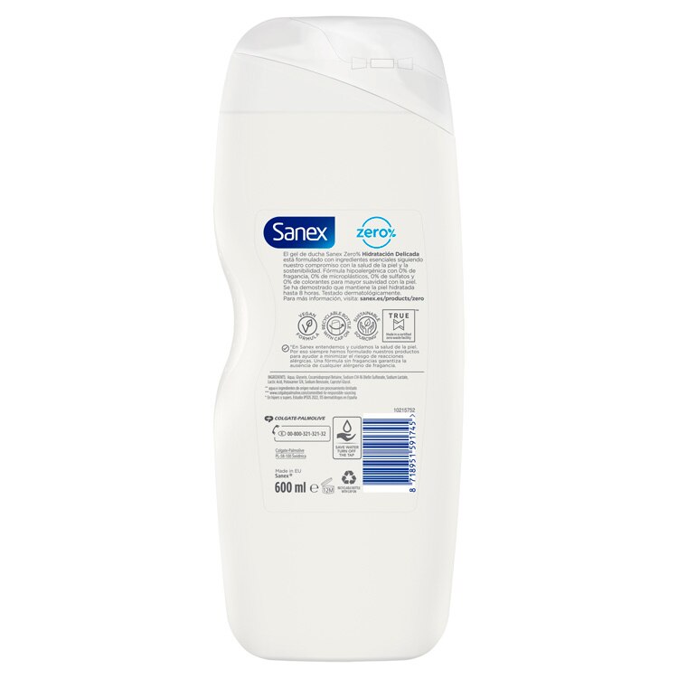Gel de ducha SANEX ZERO% Hydrante Gel