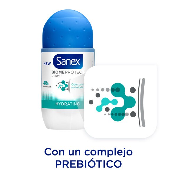 Desodorante Sanex BiomeProtect Dermo Hidratante roll-on