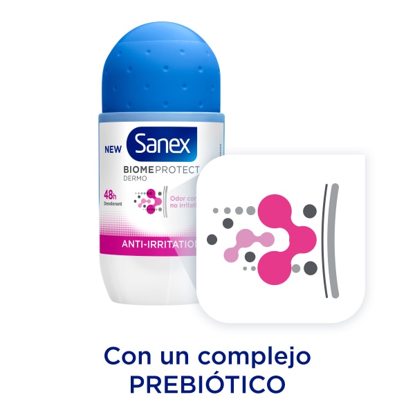 Desodorante Sanex BiomeProtect Dermo Anti-Irritación roll-on