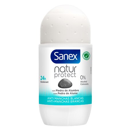 Sanex Natur Protect Anti Manchas con piedra de alumbre (Roll on)