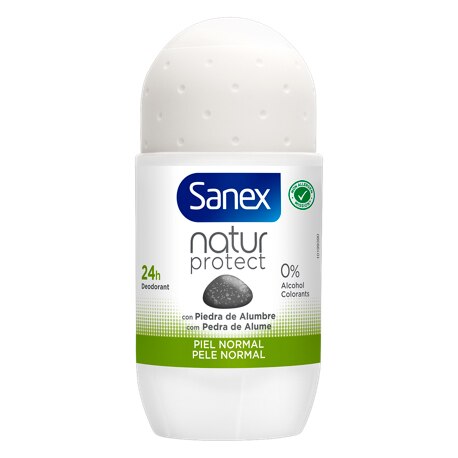 Sanex Natur Protect Piel Normal con piedra de alumbre (Roll on)