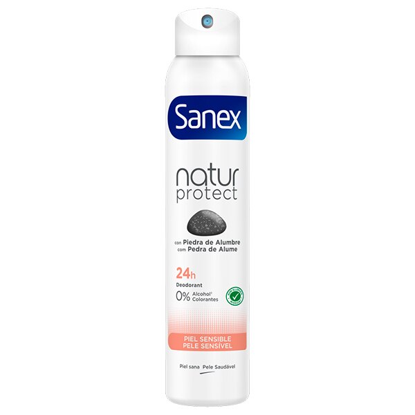 Sanex Natur Protect  piel sensible con piedra de alumbre (Aerosol)
