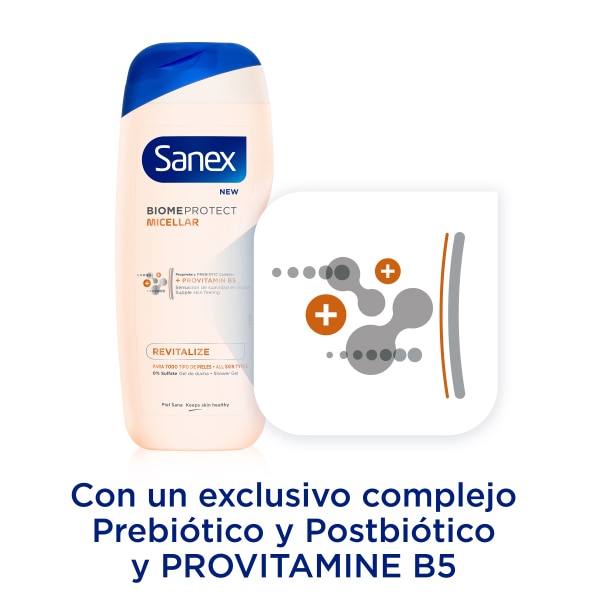 Gel de Ducha Micelar Sanex BiomeProtect Revitalizante | Sanex