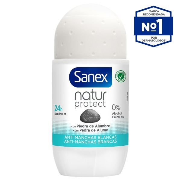 SANEX Natur Protect Antimanchas Blancas en Roll-on