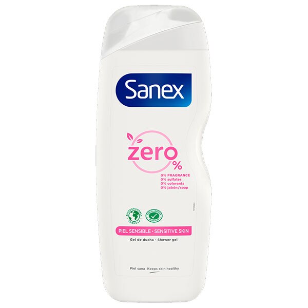 Gel de ducha Sanex Zero% Piel sensible