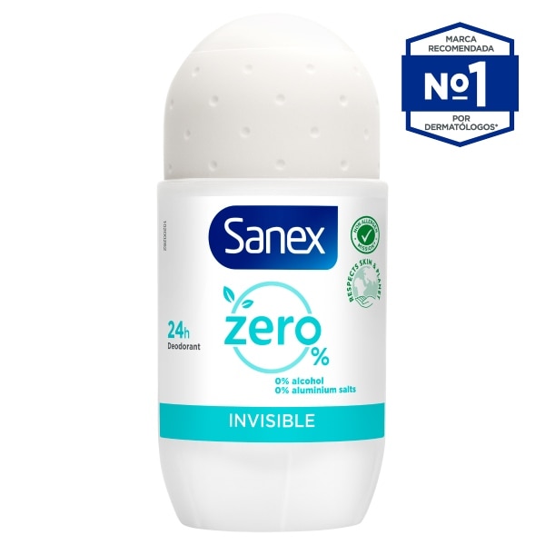 SANEX Zero% Invisible en Roll-on